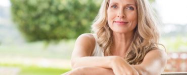 smiling middle aged woman