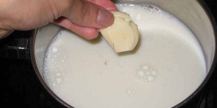 usturoi in lapte 1