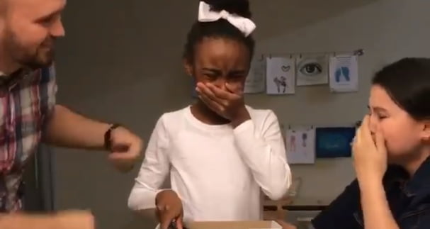 This girls reaction to finding out she’s going to be adopted is the most beautiful thing