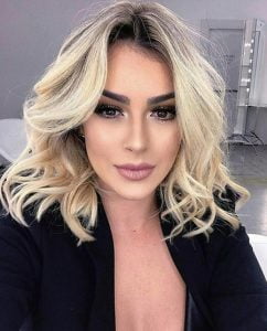 blond ondulat