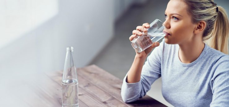 brita experience personal hydration needs woman drinking water