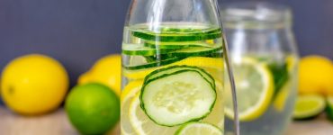 lemon lime cucumber water image