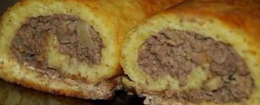 Rulada delicioasa de cartofi umpluta cu carne oaspetii vor mai cere o portie