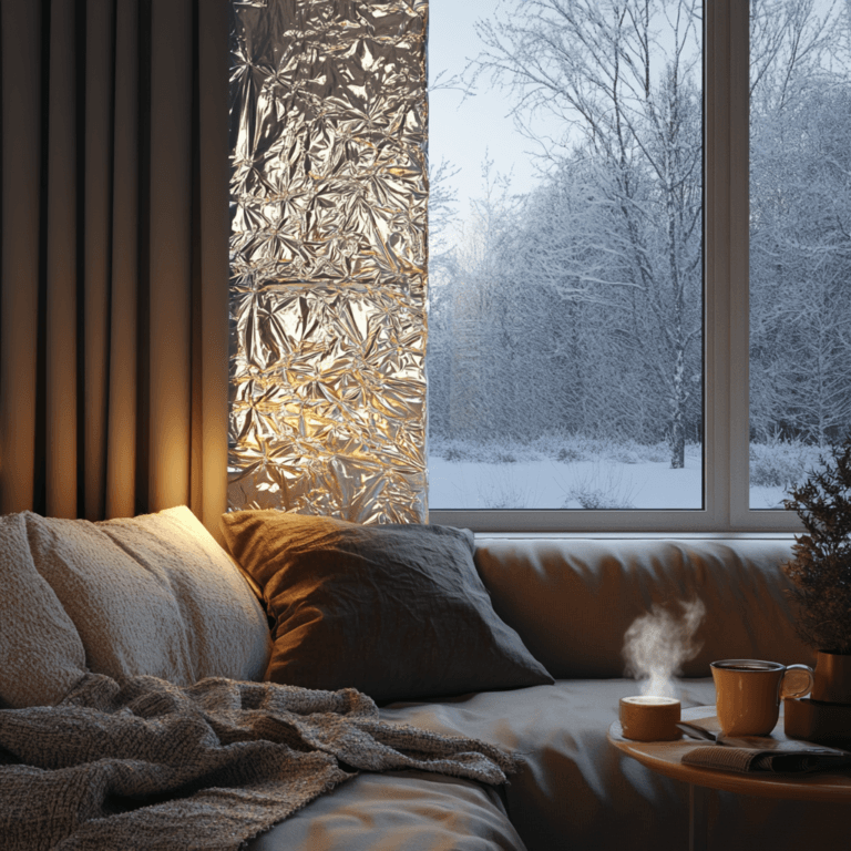 Pui Window De ce să pui folie de aluminiu la geam iarna. Trucul te scapă de multe ...